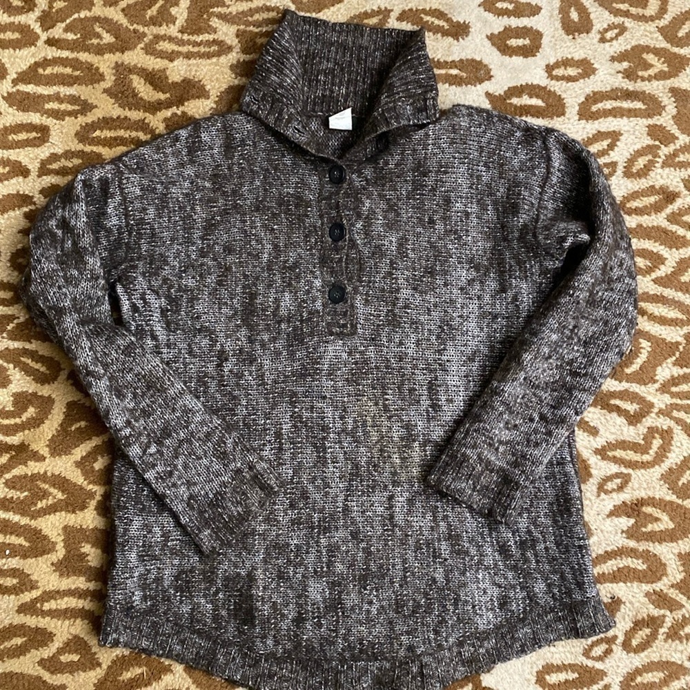 J. Crew Alpaca Wool Blend Turtleneck Sweater Women’s XS pullover brown Preppy